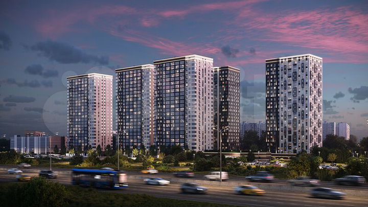 1-к. квартира, 35,4 м², 3/25 эт.