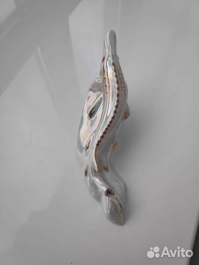 Фарфоровая статуэтка СССР. Щука 1959г