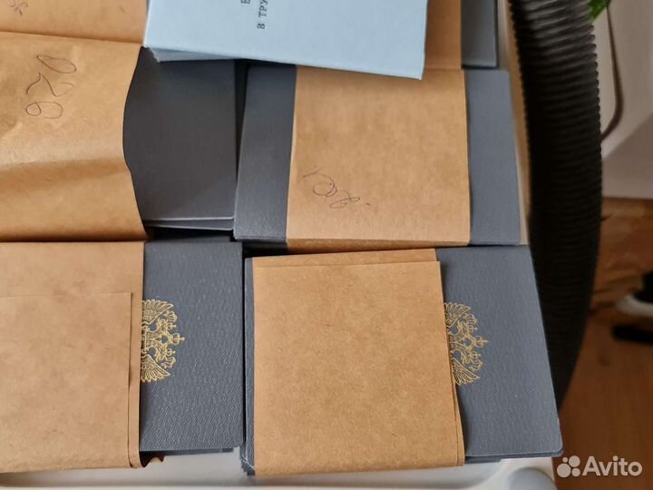 Трудовая книжка тк6, 50 шт. Гознак