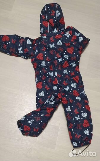 Зимний комбинезон для девочки 104