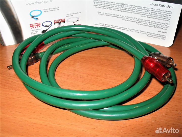 Межблочный кабель Chord Cobra Plus