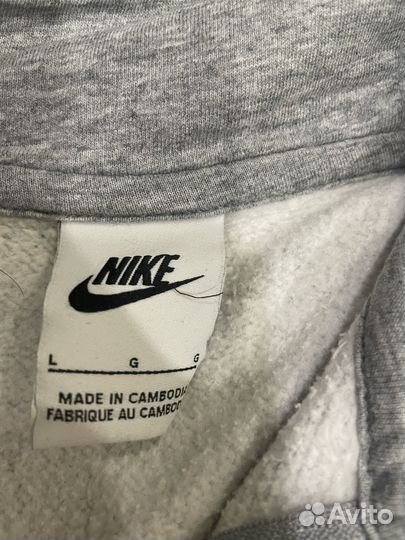 Серая зипка nike