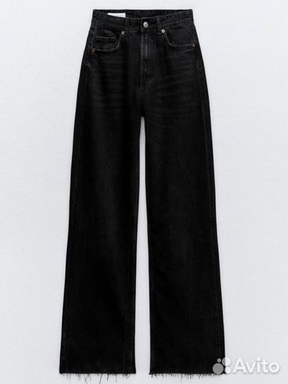 Джинсы трубы zara 34