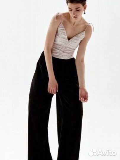 Майка с драпировкой