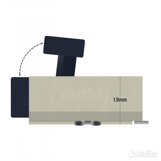 Коннектор для FFC FPC шлейфа 12-pin шаг 1.0mm ZIF