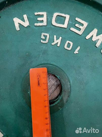 Диск для штанги 10 кг