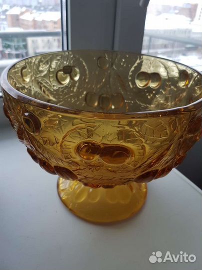Ваза для фруктов СССР хрусталь сервиз
