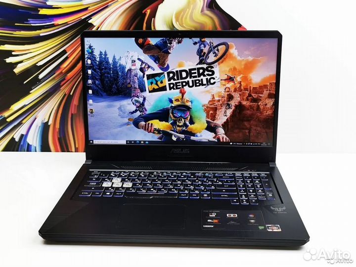 Игровой Asus TUF IPS Ryzen 7-3750H GTX 1650 SSD