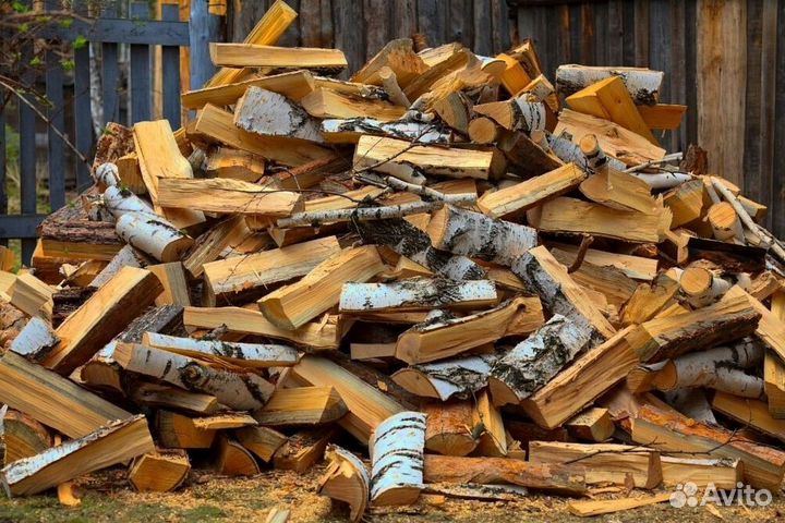 Дрова в мешках