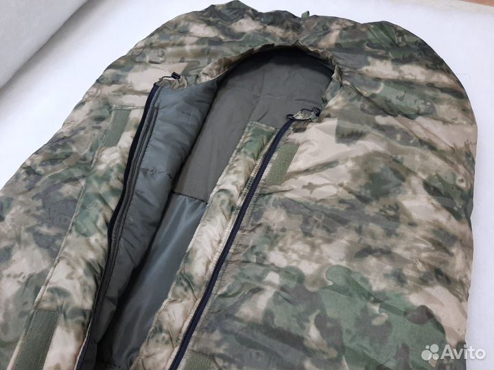 Армейский спальный мешок зимний
