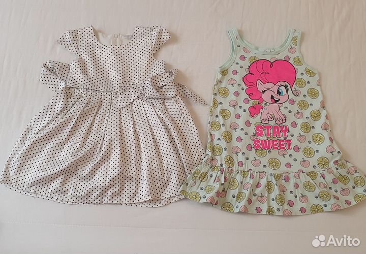 Летние вещи пакетом на девочку 104