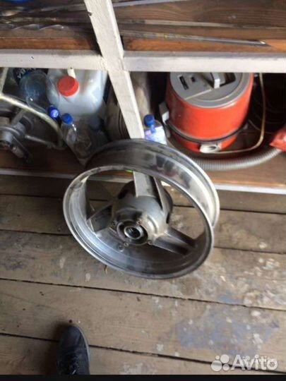 Kawasaki zzr 400 -1 задний диск колеса