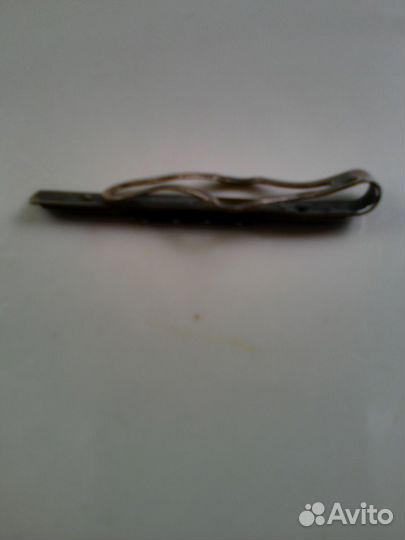 Заколка для галстука, СССР, серебро