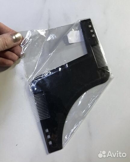 Шаблон для бороды трафарет расческа мужская усы