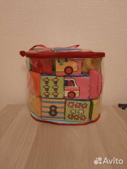 Мягкие кубики развивающие