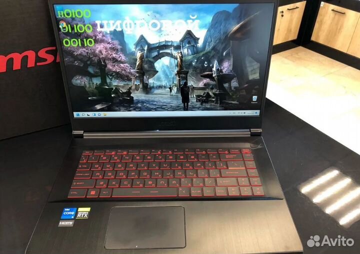 Игровой ноутбук IPS/Core i5-11Gen/RTX3050/SSD-512