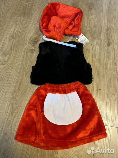Костюм красной шапочки р.28