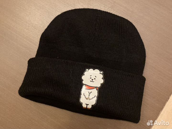 Шапка bt21 BTS Jin с RJ альпака