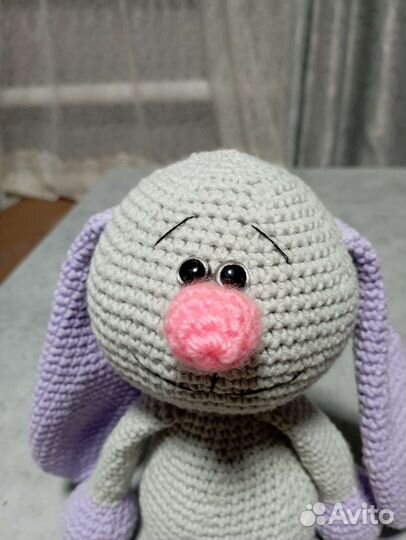 Вязаный зайчик