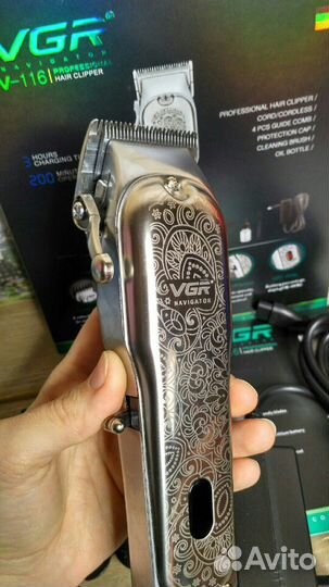 200 минут профессиональная машинка для стрижки VGR