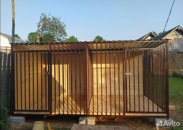 Вольер для двух собак