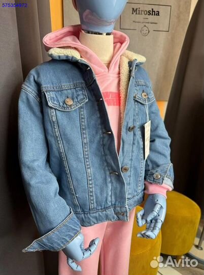 Утепленная джинсовка на девочку