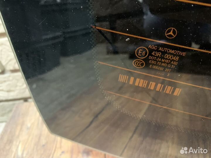 Mercedes Benz W204 Стекло заднее штамп 13 года