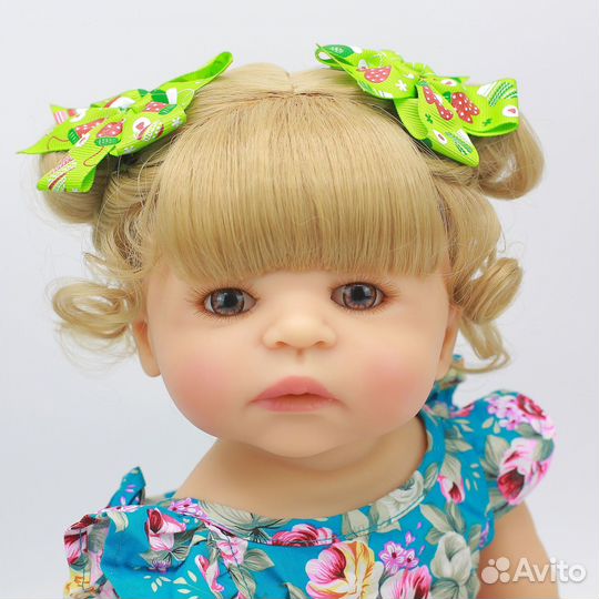 Кукла реборн силиконовая,55 см