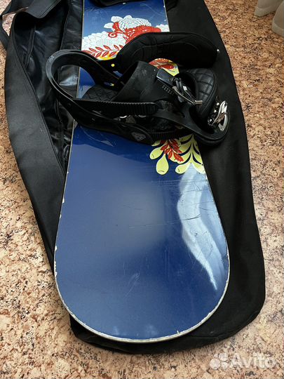 Сноуборд burton и ботинки