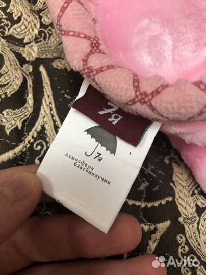 Плед детский плюшевый