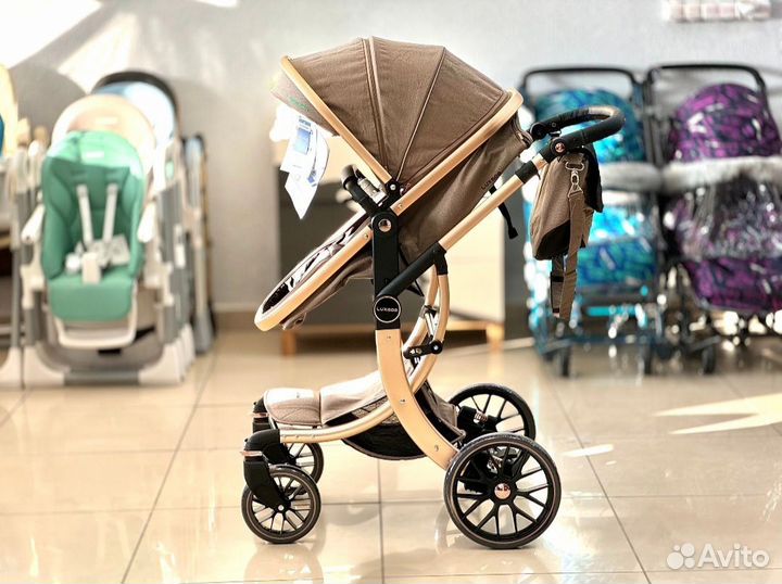 Коляска трансформер 3 в 1 Luxmom 601A