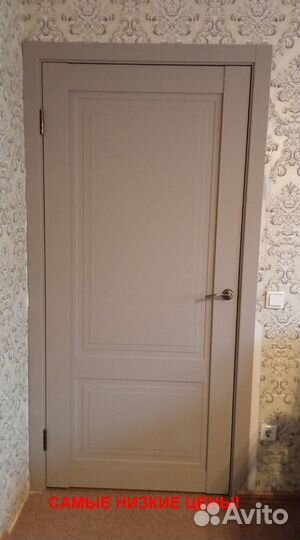 Толстая дверь межкомнатная эмаль с бесплатной дост