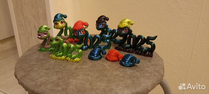 Змейка символ года 3Д