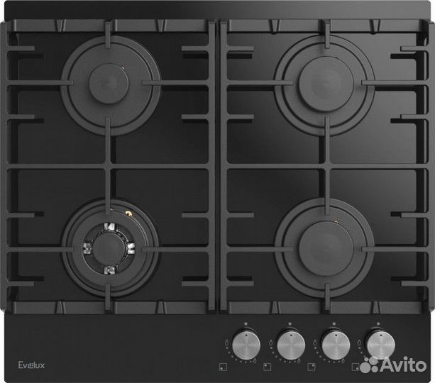 Варочная поверхность evelux HEG 650 BG WOK стекло