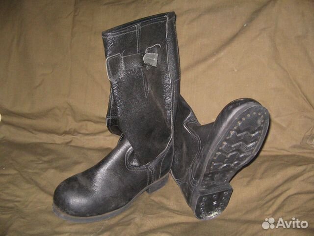 Сапоги кирзовые армейские