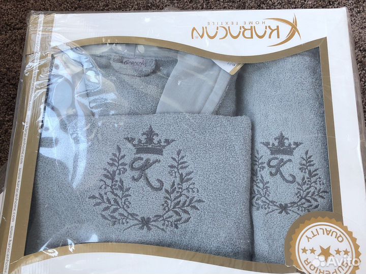 Комп халат и 2 полотенца