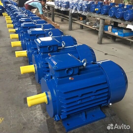 Электродвигатель аир 160S8 7.5кВт 750об новый