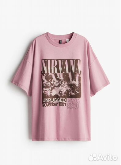 Футболка hm nirvana