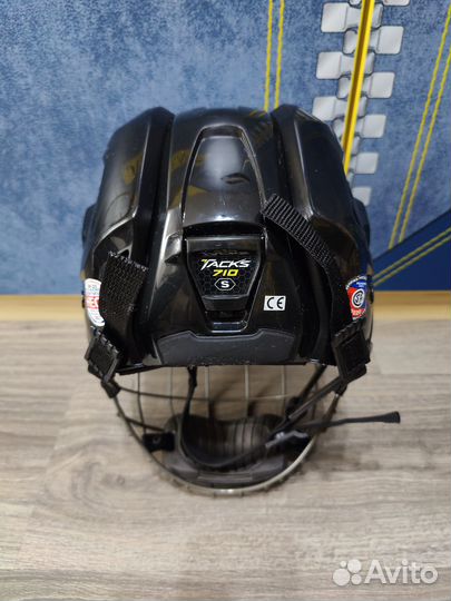 Шлем защитный c решеткой CCM Tacks 710