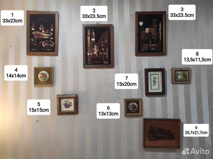 Винтажные картины из Европы