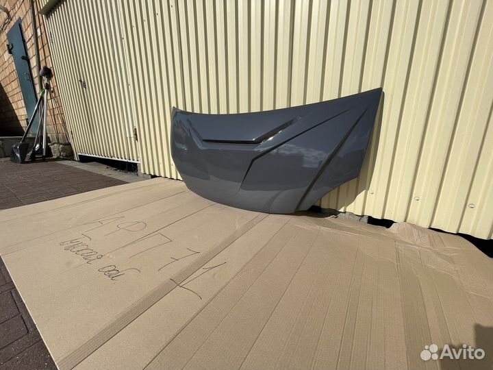 Капот на Газель тюнинг Drive цвет Шторм Грей серый