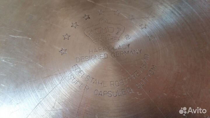 Сковорода Кастрюля 3л Happy Lady нержавейка