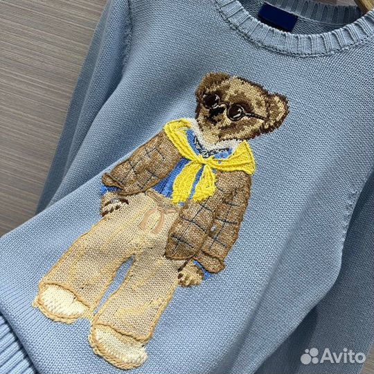 Свитер polo ralph lauren bear 2024