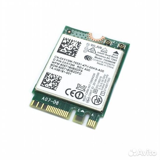 Intel 7265NGW Dual Band Wireless-AC 7265