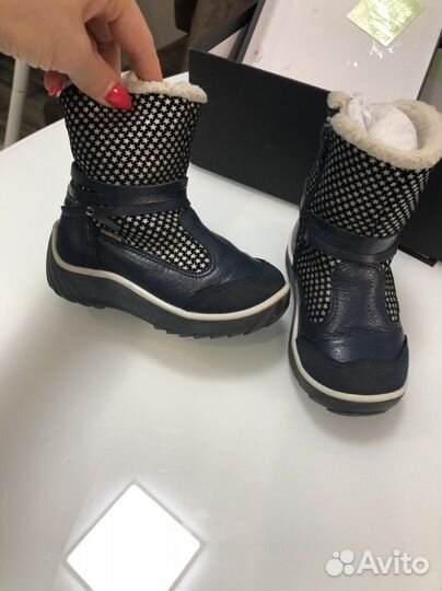 Ботинки для девочки зимние 24 размер