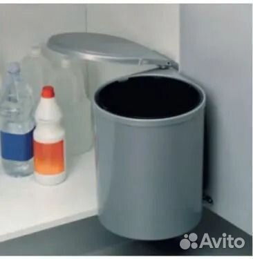 Ведро для мусора albio навесное 13 л