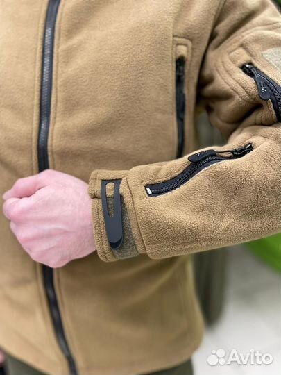 Куртка-толстовка флисовая 726 Песок
