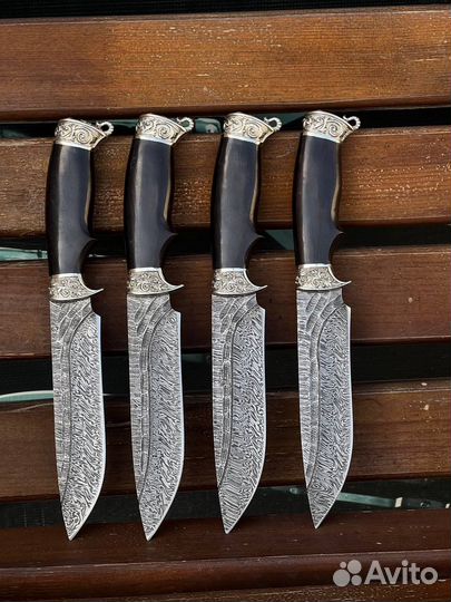 Нож кизлярские из дамасской стали