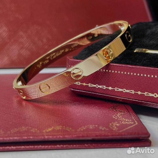 Браслет Cartier love золото