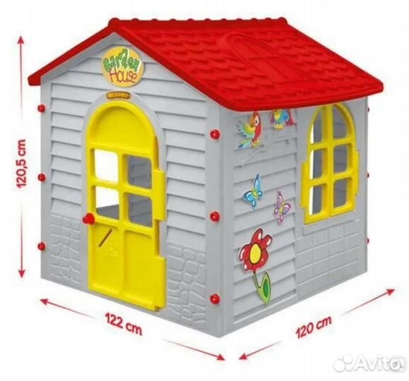 Детский игровой домик из дерева